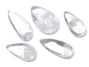 [Video][One of a kind] Crystal in Quartz Loose stone 5pcs set No.132