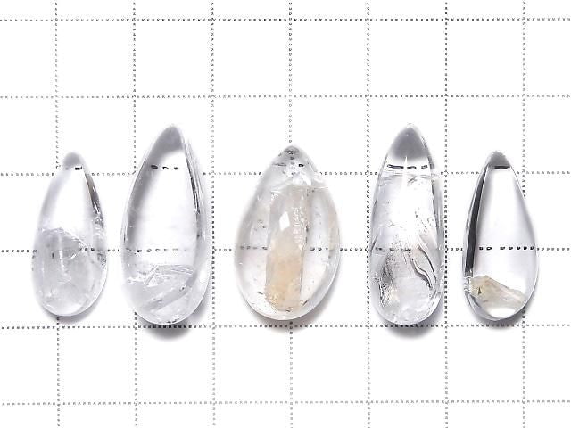 [Video][One of a kind] Crystal in Quartz Loose stone 5pcs set NO.134
