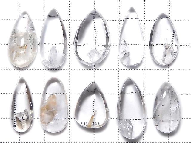 [Video][One of a kind] Crystal in Quartz Loose stone 10pcs set NO.135
