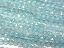 [Video]High Quality! Apatite AAA- Faceted Round 2.5mm 1strand beads (aprx.15inch/37cm)
