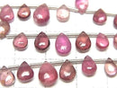[Video] High Quality Pink Tourmaline AA++ Pear Shape (Smooth) Half or 1 Strand (35pcs)