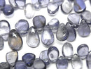 [Video] High Quality Iolite AA++ Pear Shape (Smooth) 1 Strand Beads (approx. 7 inches/18 cm)