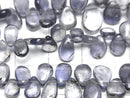 [Video] High Quality Iolite AA++ Pear Shape (Smooth) 1 Strand Beads (approx. 7 inches/18 cm)
