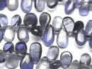 [Video] High Quality Iolite AA++ Pear Shape (Smooth) 1 Strand Beads (approx. 7 inches/18 cm)
