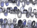 [Video] High Quality Iolite AA++ Pear Shape (Smooth) 1 Strand Beads (approx. 7 inches/18 cm)