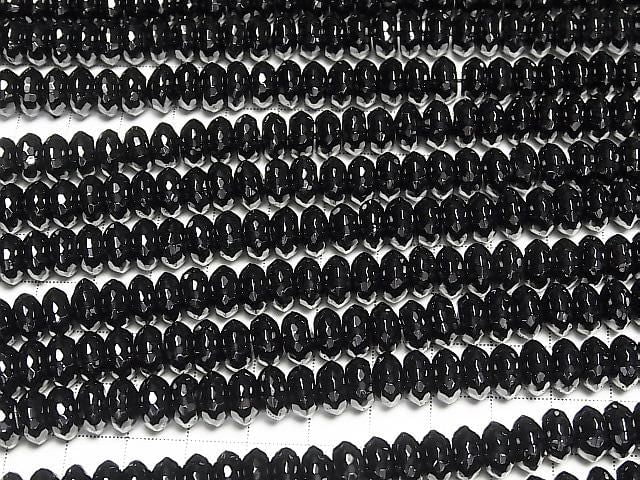 [Video] Onyx Abacus Cut 10x10x5mm Half or 1 Strand Beads (approx. 15 inch/36 cm)
