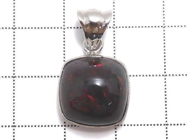 [Video][One of a kind] Black Opal AAA Pendant Silver925 NO.21