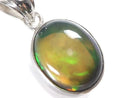 [Video][One of a kind] Black Opal AAA Pendant Silver925 NO.23
