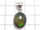 [Video][One of a kind] Black Opal AAA Pendant Silver925 NO.23