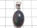 [Video][One of a kind] Black Opal AAA Pendant Silver925 NO.24