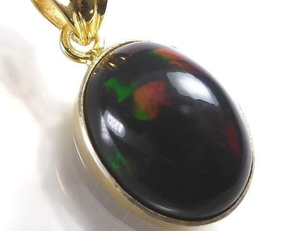 [Video][One of a kind] Black Opal AAA Pendant 18KGP NO.39