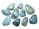[Video][One of a kind] Turquoise Loose Stone 10pcs Set No.23
