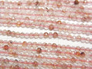 [Video] High Quality! Mica Quartz Faceted Round 2mm 1strand beads (approx. 15 inches/37 cm)