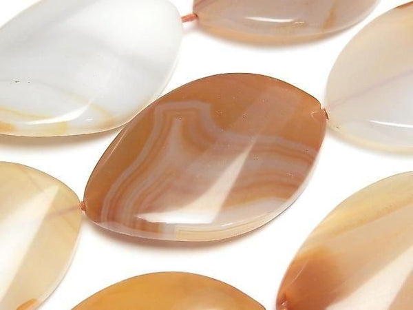 [Video] Mix Carnelian Twist Marquise 1 strand (8 pcs)