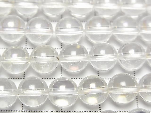 [Video] Aqua Crystal Round 8mm half or 1strand beads (approx. 15 inches/38 cm)