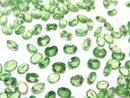 [Video]High Quality Tsavorite Garnet AAA Loose stone Oval Faceted 4x3mm 2pcs