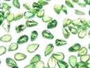 [Video]High Quality Tsavorite Garnet AAA Loose stone Pear shape Faceted 5x3mm 2pcs