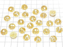 [Video] Mosaic Shell Round Cabochon 12x12mm [Yellow] 3pcs