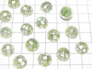 [Video] Mosaic Shell Round Cabochon 12x12mm [Green] 3pcs