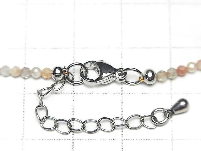 [Video] High Quality! Multicolor Zircon AA++ Faceted Round 2mm Necklace