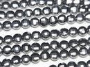 [Video]High Quality! Terahertz Faceted Coin 4x4x2mm 1strand beads (aprx.15inch/37cm)