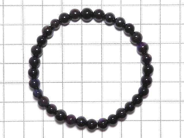[Video][One of a kind] Sugilite AAA Round 5.5mm Bracelet NO.226