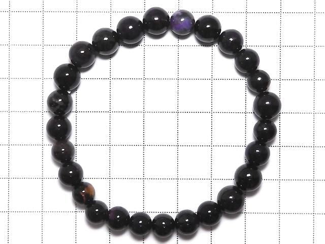 [Video][One of a kind] Sugilite AAA Round 7.5mm Bracelet NO.227