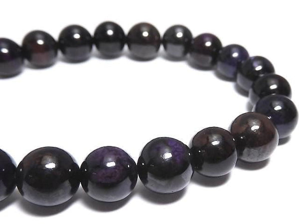 [Video][One of a kind] Sugilite AAA Round 8.5mm Bracelet NO.228