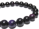 [Video][One of a kind] Sugilite AAA Round 8mm Bracelet NO.231