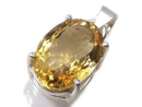 [Video][One of a kind] High Quality Brandy Citrine AAA Faceted Pendant Silver925 NO.68