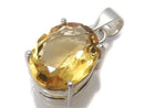 [Video][One of a kind] High Quality Brandy Citrine AAA Faceted Pendant Silver925 NO.70