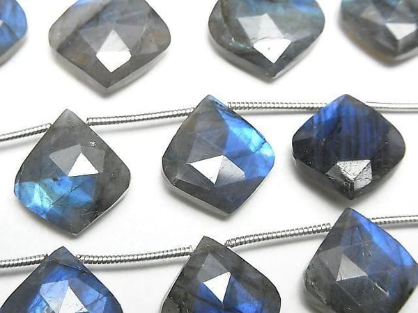 [Video] Blue Labradorite AA++ Faceted Marquise 1 Strand (8 Pieces)