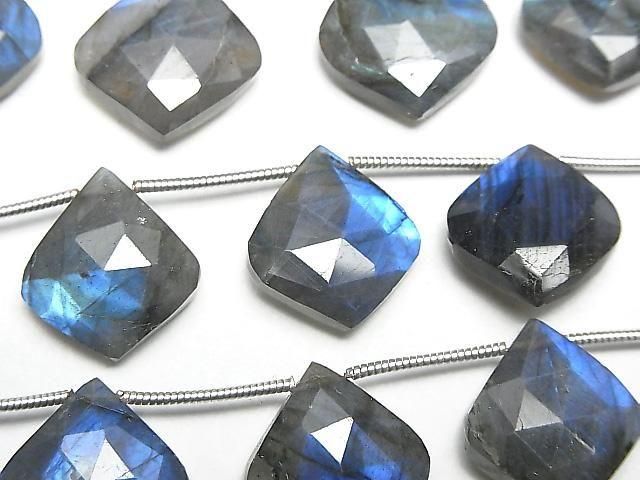 [Video] Blue Labradorite AA++ Faceted Marquise 1 Strand (8 Pieces)
