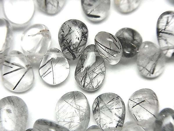 [Video] High Quality Tourmaline Quartz AA++ Pear Shape (Smooth) 1 Strand Beads (approx. 7 inches/17 cm)