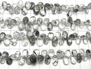 [Video] High Quality Tourmaline Quartz AA++ Pear Shape (Smooth) 1 Strand Beads (approx. 7 inches/17 cm)