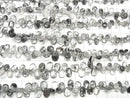 [Video] High Quality Tourmaline Quartz AA++ Pear Shape (Smooth) 1 Strand Beads (approx. 7 inches/17 cm)