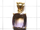 [Video][One of a kind] High Quality Ametrine AAA Faceted Pendant 18KGP NO.106