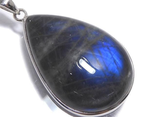 [Video][One of a kind] Blue Labradorite AAA Pendant Silver925 NO.54