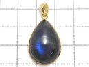 [Video][One of a kind] Blue Labradorite AAA Pendant 18KGP NO.57