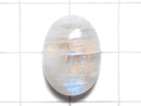 [Video][One of a kind] High Quality Rainbow Moonstone AAA Cabochon 1pc NO.16