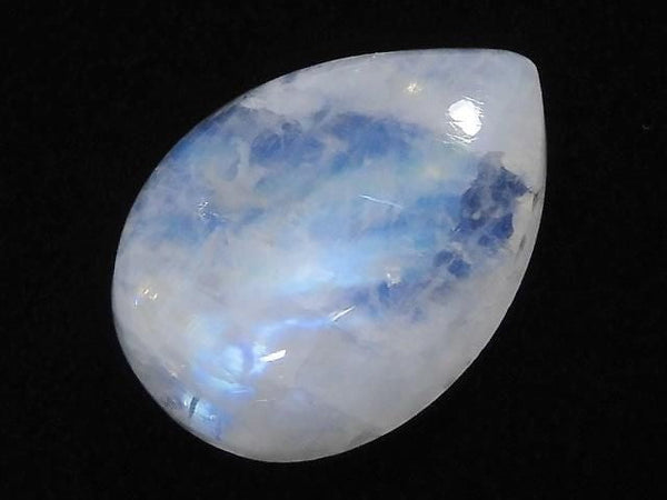 [Video][One of a kind] High Quality Rainbow Moonstone AAA Cabochon 1pc NO.24