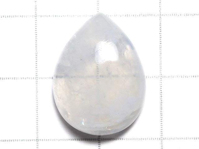 [Video][One of a kind] High Quality Rainbow Moonstone AAA Cabochon 1pc NO.24