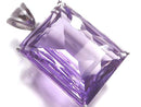 [Video][One of a kind] High Quality Amethyst AAA Faceted Pendant Silver925 NO.5