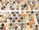 [Video] Multicolor Rutilated Quartz AA+ Round 12mm 1strand beads (approx. 15 inches/38 cm)