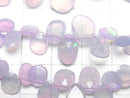 [Video] Ethiopian Purple Opal Freeform Single-Sided Rose Cut Half or 1 Strand (18cm)