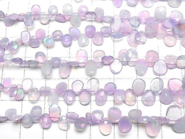 [Video] Ethiopian Purple Opal Freeform Single-Sided Rose Cut Half or 1 Strand (18cm)