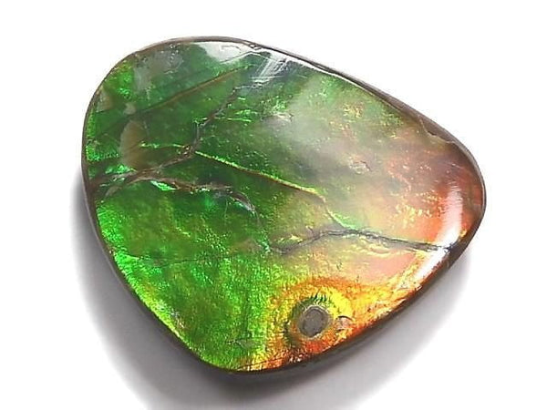 [Video][One of a kind] Ammolite AAA- Loose stone 1pc NO.9