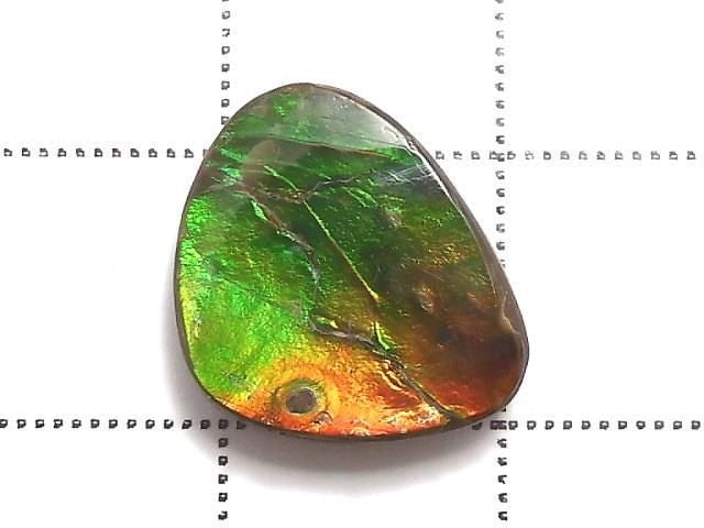 [Video][One of a kind] Ammolite AAA- Loose stone 1pc NO.9