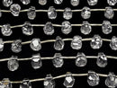 [Video] Crystal AA++ Rough Faceted Drop [Large] Half or 1 Strand Beads (approx. 15 inches/36 cm)