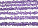 [Video] High Quality Amethyst AA++ Drop Faceted Briolette [M Size] 1 strand beads (approx. 6 inches/16 cm)